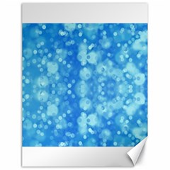 Light Circles, Dark And Light Blue Color Canvas 18  X 24   by picsaspassion