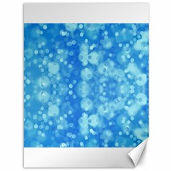 Light Circles, Dark And Light Blue Color Canvas 36  X 48   by picsaspassion