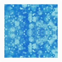 Light Circles, Dark And Light Blue Color Medium Glasses Cloth (2-side) by picsaspassion