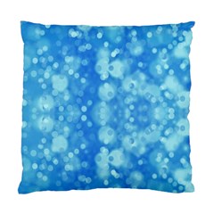 Light Circles, Dark And Light Blue Color Standard Cushion Case (one Side) by picsaspassion