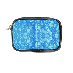 Light Circles, Dark And Light Blue Color Coin Purse by picsaspassion