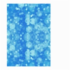 Light Circles, Dark And Light Blue Color Small Garden Flag (two Sides)