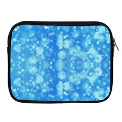 Light Circles, Dark And Light Blue Color Apple Ipad 2/3/4 Zipper Cases by picsaspassion