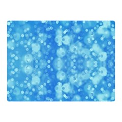 Light Circles, Dark And Light Blue Color Double Sided Flano Blanket (mini)  by picsaspassion