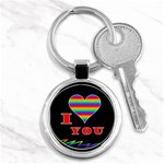 I love you Key Chains (Round)  Front