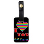 I love you Luggage Tags (One Side)  Front