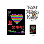 I love you Playing Cards 54 (Mini)  Front - Spade10