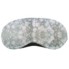 Light Circles, Blue Gray White Colors Sleeping Masks