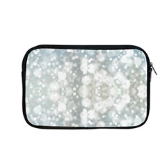 Light Circles, Blue Gray White Colors Apple Macbook Pro 13  Zipper Case by picsaspassion