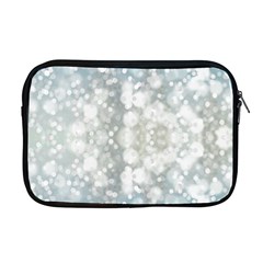 Light Circles, Blue Gray White Colors Apple Macbook Pro 17  Zipper Case by picsaspassion