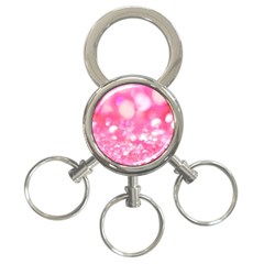 Pink Diamond  3-ring Key Chains by Brittlevirginclothing