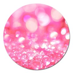 Pink Diamond  Magnet 5  (round) by Brittlevirginclothing