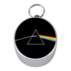 Pink Floyd  Mini Silver Compasses by Brittlevirginclothing