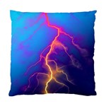 Lightning colors, blue sky, pink orange yellow Standard Cushion Case (Two Sides) Front