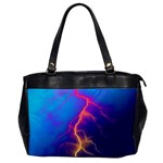 Lightning colors, blue sky, pink orange yellow Office Handbags Front