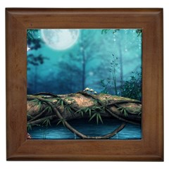 Mysterious Fantasy Nature  Framed Tiles by Brittlevirginclothing