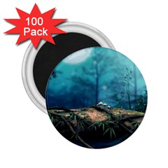 Mysterious Fantasy Nature  2 25  Magnets (100 Pack)  by Brittlevirginclothing