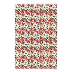 Gorgeous Red Flower Pattern Shower Curtain 48  X 72  (small)  by Brittlevirginclothing