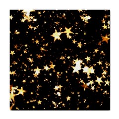 Golden Stars In The Sky Tile Coasters