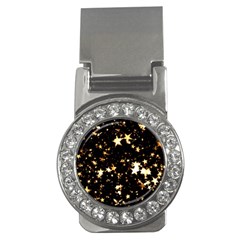 Golden Stars In The Sky Money Clips (cz) 