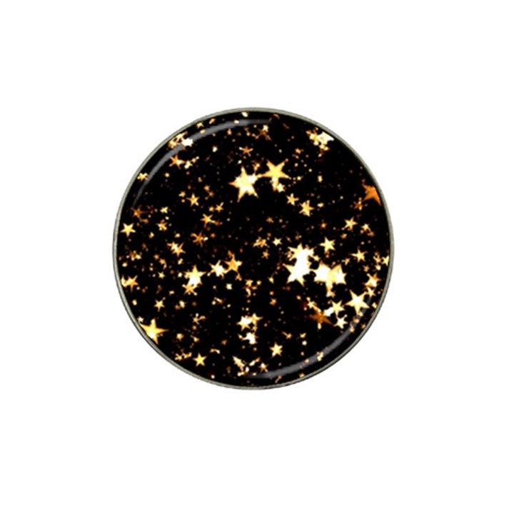 Golden stars in the sky Hat Clip Ball Marker