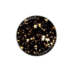 Golden Stars In The Sky Hat Clip Ball Marker (4 Pack)