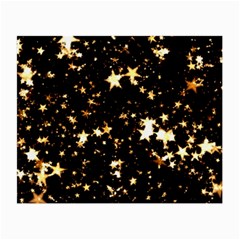 Golden Stars In The Sky Small Glasses Cloth by picsaspassion