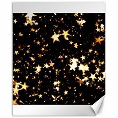 Golden Stars In The Sky Canvas 16  X 20  