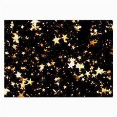 Golden Stars In The Sky Large Glasses Cloth