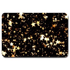 Golden Stars In The Sky Large Doormat 