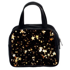 Golden Stars In The Sky Classic Handbags (2 Sides) by picsaspassion