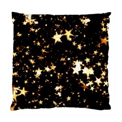 Golden Stars In The Sky Standard Cushion Case (one Side)