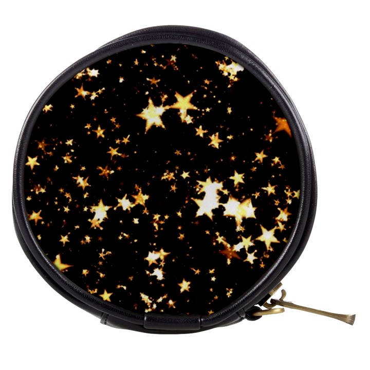 Golden stars in the sky Mini Makeup Bags