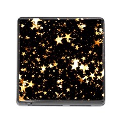 Golden Stars In The Sky Memory Card Reader (square)