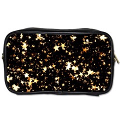 Golden Stars In The Sky Toiletries Bags