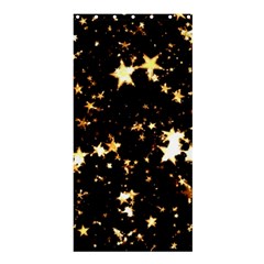 Golden Stars In The Sky Shower Curtain 36  X 72  (stall) 