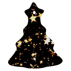 Golden Stars In The Sky Ornament (christmas Tree)