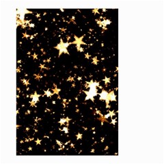 Golden Stars In The Sky Small Garden Flag (two Sides)