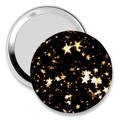 Golden Stars In The Sky 3  Handbag Mirrors