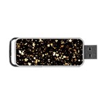 Golden stars in the sky Portable USB Flash (Two Sides) Front