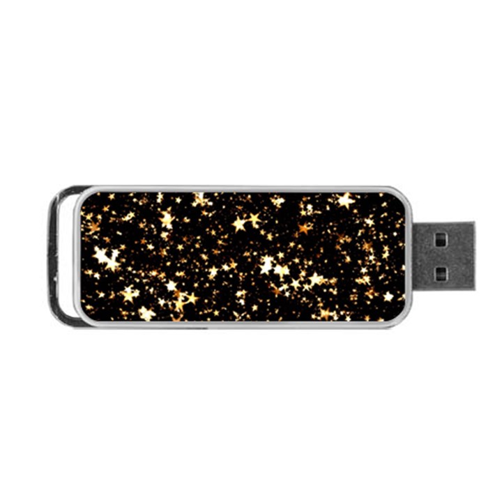 Golden stars in the sky Portable USB Flash (Two Sides)