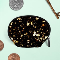 Golden Stars In The Sky Accessory Pouches (small)  by picsaspassion