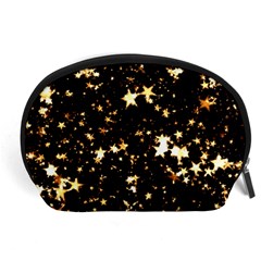 Golden Stars In The Sky Accessory Pouches (large) 