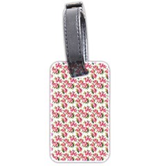 Gorgeous Pink Flower Pattern Luggage Tags (two Sides) by Brittlevirginclothing