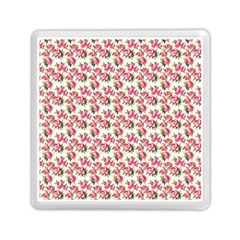 Gorgeous Pink Flower Pattern Memory Card Reader (square)  by Brittlevirginclothing