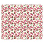 Gorgeous Pink Flower Pattern Double Sided Flano Blanket (Small)  50 x40  Blanket Front