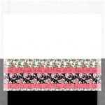 Cute Flower Pattern Rectangular Jigsaw Puzzl Front