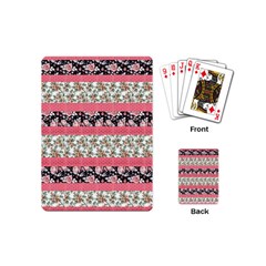 Cute Flower Pattern Playing Cards (mini)  by Brittlevirginclothing