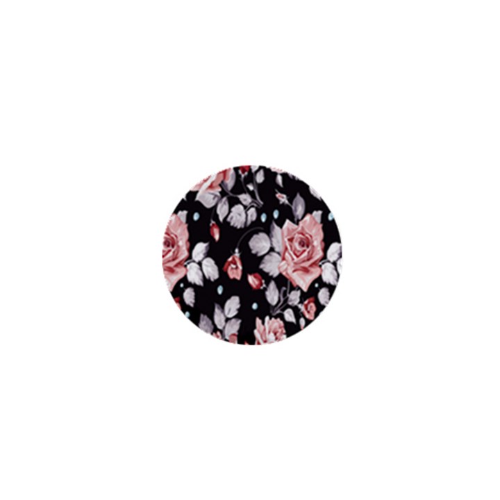 Vintage Flower 1  Mini Buttons