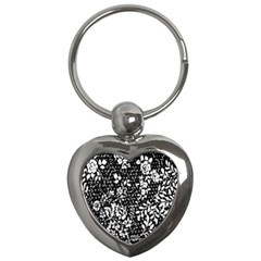 Flower Key Chains (heart)  by Brittlevirginclothing